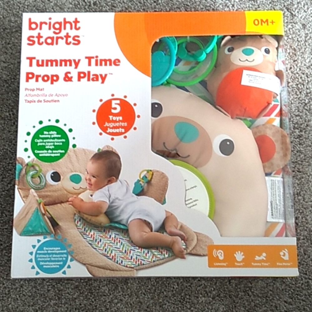 Tummy time play mat by bright starts nwt